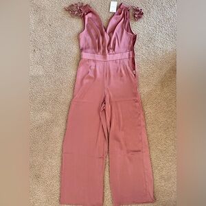 Skies Are Blue Mauve Jumpsuit